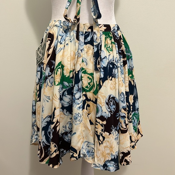 Agua Bendita Gillian Cardumen Floral Print Cutout Mini Dress NWT Size Medium - Picture 11 of 16